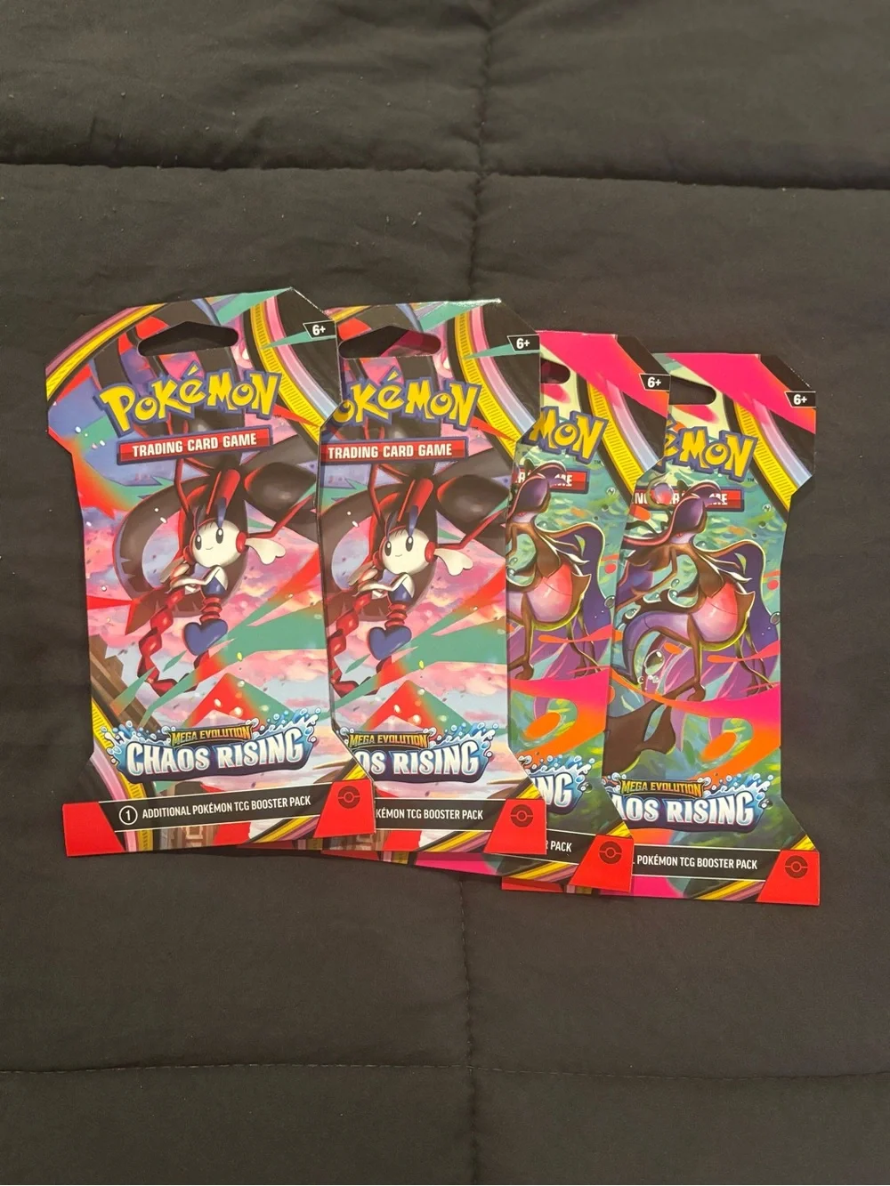 Pokémon Chaos Rising Sealed Booster Pack Lot x4 | SV TCG New Unopened - Picture 1 of 8